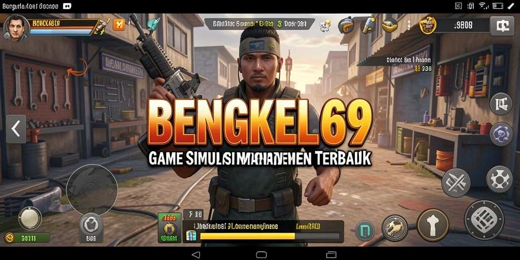 Gameplay menarik dari BENGKEL69 yang menampilkan simulasi manajemen bengkel.
