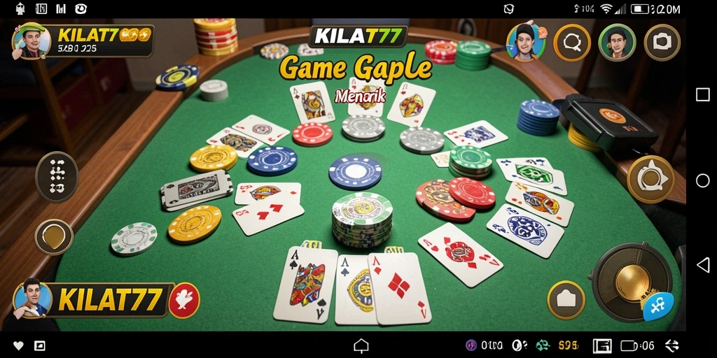 Screenshot KILAT77 menampilkan gameplay Gaple yang menarik.
