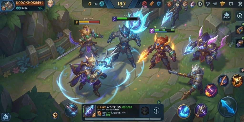 Tampilan gameplay seru dalam KODOKHOKI889 yang menguji strategi tim.