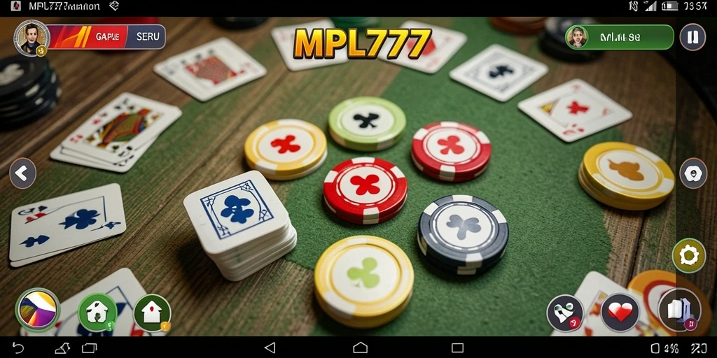 Screenshot gameplay MPL777 dengan suasana permainan Gaple yang seru.