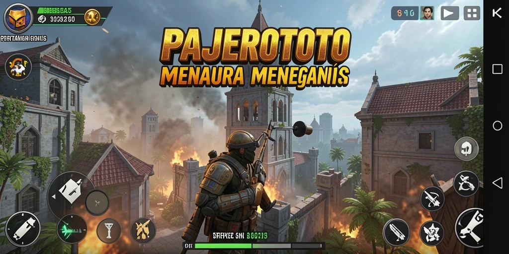 Gameplay seru PAJEROTOTO dengan menara strategi yang menarik.