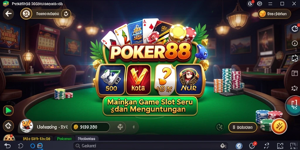 Screenshot POKER88 menampilkan gameplay Slot yang menarik dan menghibur.