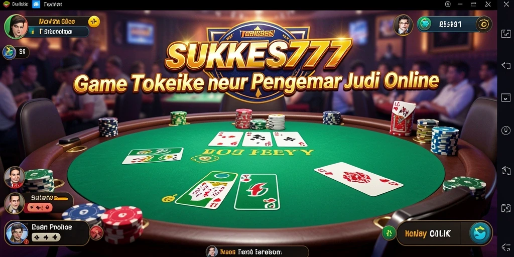 Tampilan gameplay seru dari game poker SUKSES777.