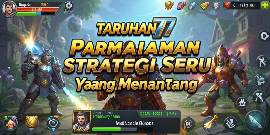 Tampilan menarik dari gameplay TARUHAN77 yang menantang.