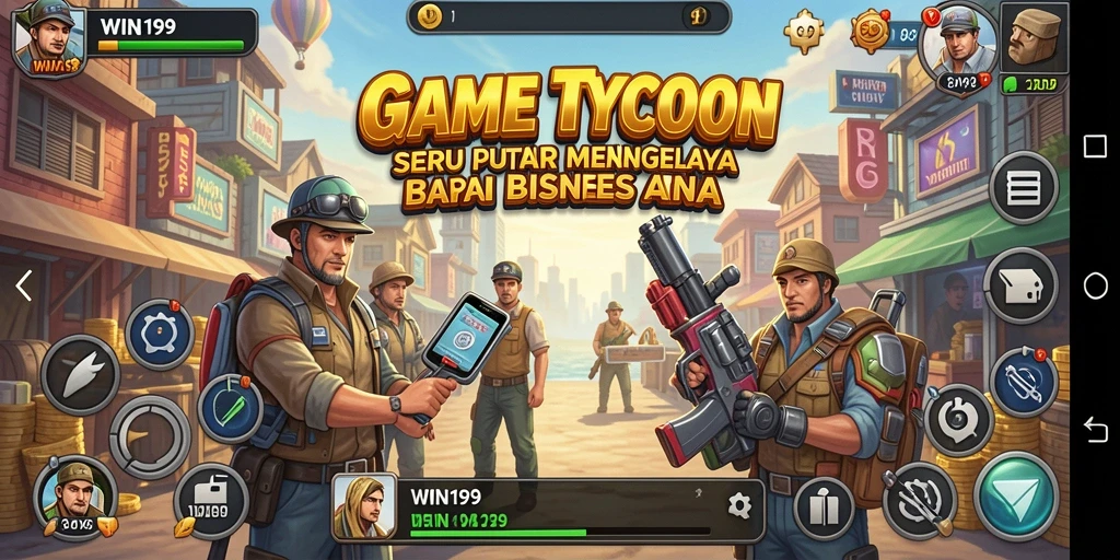 Tampilan gameplay WIN199 yang menarik dan penuh tantangan di dunia Tycoon.