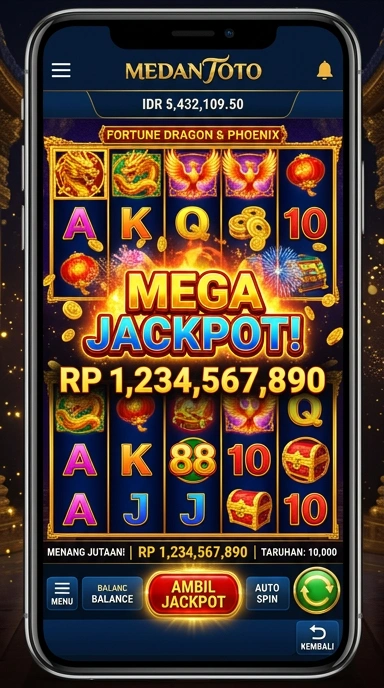 Tampilan utama aplikasi medantoto yang menampilkan berbagai pilihan APK.